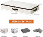 3PCS Low Profile Under Bed Storage Containers, Under Bed Storage Bins - Image 2