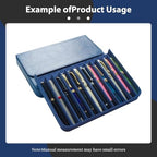 12 Slot Fountain Pen Case, Handmade Magnetic,Christmas Gift(blue) - Image 4