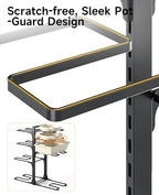 MUDEELA 8-Tier Pots and Pans Organizer under Cabinet, 20.8" H Heavy Duty - Image 7