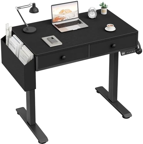 KLUVIS Electric Standing Desk, 32 Inch, Black by Unknown