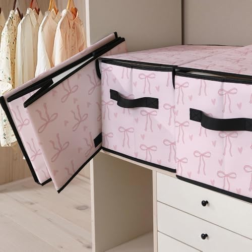 Stackable Clothes Storage Bins with Lids 3 Pack - Image 5