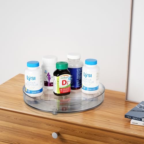 Amolliar Lazy Susan Organizer, 11" 4 Pack, Turntable Organizer for Cabinet - Image 4
