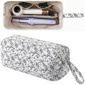 GISMTR Large Quilted Hair Tools Travel Bag for Hair Dryer Aesthetic Cute Dustproof Travel Organizer Flat Curling Iron Travel Organizer by GISMTR