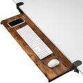 VIVO Vintage Brown Extra Large Clamp-on 34"x11" Keyboard Tray, MOUNT-KB15EN by VIVO