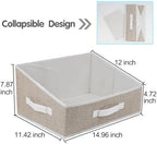 6 Pack Closet Storage Bins for Shelves, Shelf Baskets for Organization,Closet Organizers and Storage,Trapezoid Storage Bin Closet Shelf Organizer for Clothes,Toys,Towel,Book,Baby Clothing (6PC-Coffee) - Image 5