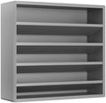 Orimade 4 Tier Spice Rack Organizer for Cabinet, Freestanding Bamboo Seasoning Rack for Countertop, Cupboard, Pantry, Kitchen, 13.18 x 4.13 x 12.2 inches(Spice Jars Not Included), Grey by Orimade