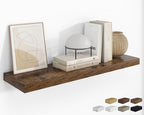 RICHFOCUS Long Floating Shelves for Wall 1Pack|Rustic Brown|40" Lx8 D by RICHFOCUS