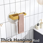 KOKOSIRI Towel Ring Brushed Gold Hand Towel Holder 9 Inch Kitchen Towel Hanger Rack Stainless Steel Bathroom Hardware Wall Mounted, 1 Pack B4008BG-L9 - Image 6