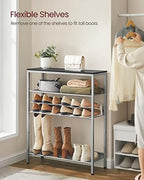 VASAGLE 5-Tier Shoe Rack, Adjustable, Freestanding - Image 5