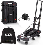 GtIiFmTe Foldable Hand Truck, Lightweight Luggage Cart for Airport Car Seat by GtIiFmTe
