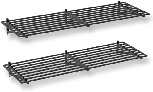 StoreYourBoard Garage Wall Shelf, 2x6 ft, Holds 500 lb, 6 Hooks, 2 Pack by StoreYourBoard