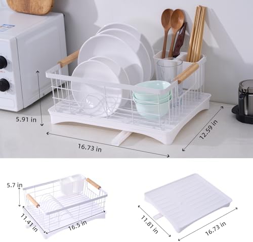 Dish Drainer Rack, Plate, Cutlery, Pots, and Pans - Image 2
