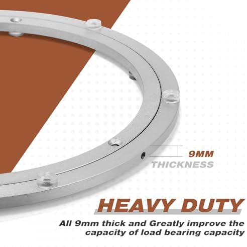 JaGely 2 Pack Lazy Susan Aluminum Turntable, 12 Inch - Image 5