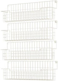 Spice Rack Wall Mount, 4 Pack Spice Organizer, White by AURIKAR