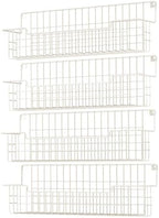 Spice Rack Wall Mount, 4 Pack Spice Organizer, White by AURIKAR