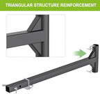 Dolibest Heavy-Duty Hitch Mount Umbrella Holder - Robust and Reliable Support for Large Patio and Outdoor Umbrellas(up to 2'' Poles) - Perfect for Road Trips, Tailgating, and Outdoor Gatherings - Image 6