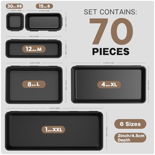 A-LUGEI【pcs 】 Tool Box Organizer and Storage drawer organizer - Image 3