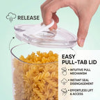 Airtight Food Storage Containers, 4-Pcs BPA-Free Kitchen Organizer - Image 3