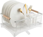 Dish Drainer Rack, Plate, Cutlery, Pots, and Pans by Appletofu