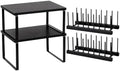 4 Pcs Kitchen Organizer Accessories Set for Cabinet, Black, 11.8 x 7.9'' by Marsui