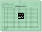 Accounts Payable Voucher Envelopes General Accounting Style, Green 300 Pack by Unknown