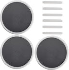 Yesland 3 Tier Lazy Susan Turntable - 12'' Round Tiered Rotating Kitchen Spice Organizer and Non-Skid Organization Storage Container - Tiered Tray for Fruit, Snacks, Cosmetic, Pantry, Bathroom(Grey) - Image 2