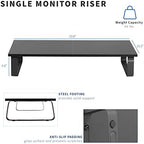VIVO Monitor and Laptop Stand, 24 inch Desktop Riser, Black, STAND-V000D - Image 3
