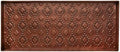 HF by LT Kilim Pattern Metal Boot Tray, 30 x 13 inches, Antique Copper Finish by HFbyLT