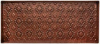HF by LT Kilim Pattern Metal Boot Tray, 30 x 13 inches, Antique Copper Finish by HFbyLT