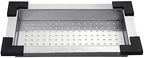 Kraus Stainless Steel Colander, 17 1/2" x 9 1/2" x 2 1/4", CS-2 by Unknown
