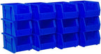 Akro-Mils 30237 AkroBins Plastic Storage Bins, 9"x6"x5", Blue, 12-Pack by Akro-Mils