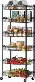 SINGAYE 6 Tier Shelf Wire Shelving Adjustable Storage Shelves Basket Rack by SINGAYE