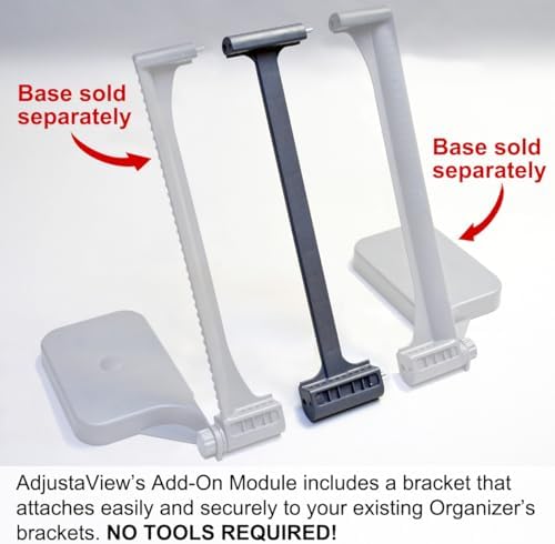 Ultimate Office ADD-ON for AdjustaView EXPANDABLE Desk Organizers, CL Pkts - Image 3