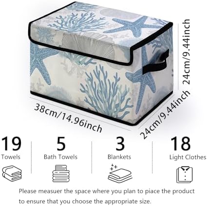 Stackable Clothes Storage Bins with Lids 3 Pack - Image 2