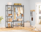 Closet Wardrobe, Closet Organizers and Storage System, Metal Clothes Rack - Image 5