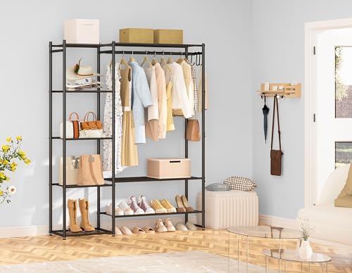 Closet Wardrobe, Closet Organizers and Storage System, Metal Clothes Rack - Image 5