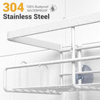 Hanging Shower Caddy Over Showerhead - Rustproof No Drill Shower Organizer - Image 3