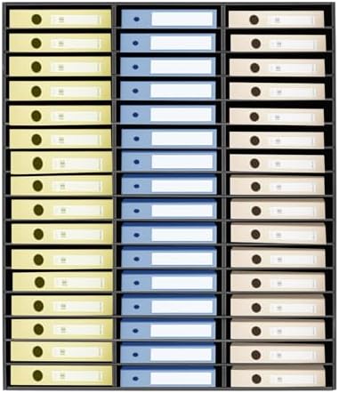 48-Slots Classroom Mailbox Thickened PVC Literature Organizer - Image 2
