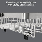 MAJALiS Expandable Dish Drying Rack Over Sink with Extra Drying Mat - Image 7
