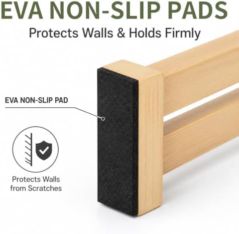 6 Pack Wood Drawer Dividers - Expandable Wooden Drawer Separators - Image 4