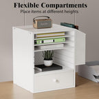 Unionly 12x12 Scrapbook Paper Organizer with drawer for Office,Classroom - Image 4