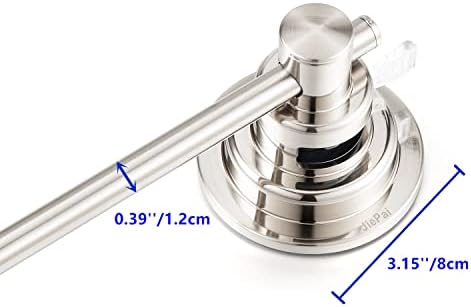 JiePai Suction Cup Towel Bar 16 Inch,Removable Vacuum Suction Towel Holder Suction Towel Rack Brushed Nickel - Image 3