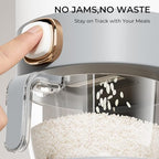UFORU Rice Dispenser 13 LB,Airtight Storage Container With Measuring Cup - Image 4
