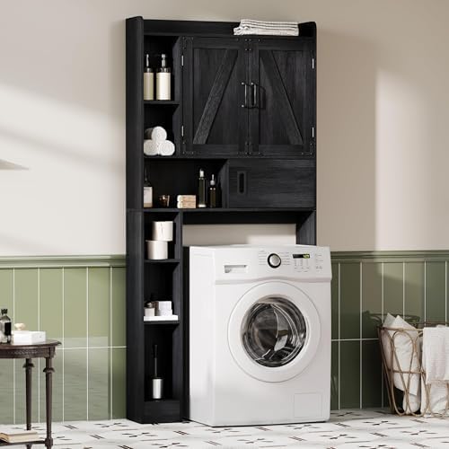 ChooChoo Over The Toilet Storage Cabinet with Sliding Door - Image 3