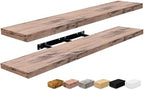 Sorbus Floating Shelves for Wall Storage (48 Inch, 2 Pack, Mahogany) - Image 7