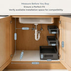 3-Tier Under Sink Organizer, Pull-Out Drawers, 2-Pack Black - Image 6