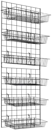 Grid Wall Commercial Grade Gridwall Panels – Heavy Duty Grid Panel for Any Retail Display Wall Grid 2' Width x 7' Height, Black Finished (Pack of 3) Easily Portable - Image 6