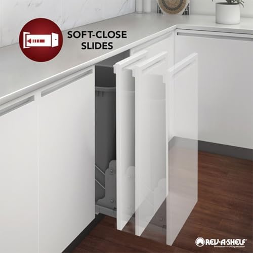 Rev-A-Shelf Maple Two-Tier Cutlery Replacement Drawer System w/BLUM Soft-Close for Face Frame Base Kitchen Cabinets, Kitchen Drawer Organizer, Min Opening Width of 18", 4WTCD-21HSC-1 - Image 5