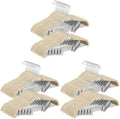 SONGMICS Pants Hangers, Velvet Hangers with Adjustable Clips, (Pack of 90) by SONGMICSbySONGMICSHOME