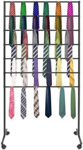 7 Tiers Rolling Display Tie & Scarf Rack Towel Belt Hanger by kunghei